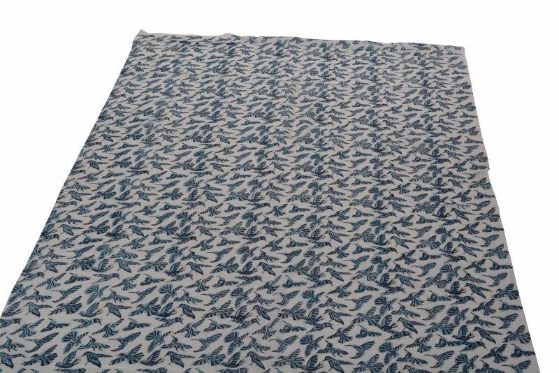 Trade Star 100% Cotton Fabric for Bird Print Fabric Sewing 3 Yard Hand Block Print Fabric by The Yard Dressmaking Fall Decor Cloth Running Natural Dye Sanganeri Indian Width 44 Inches (Pattern 1) - Image 4